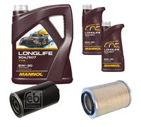 FEBI Controllo Set 7L MANNOL LONGLIFE 504/507 5W-30 Per VW Transporter