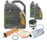 FEBI Controllo Set 7L MB 229.52 Olio Motore 5W-30 Per Mercedes-Benz GLA