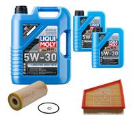 Febi Controllo Set 7L Motore Liqui Moly 5W-30 da Molto Tempo High-Tech per Seat