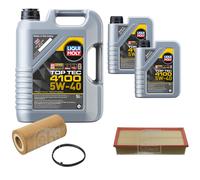 Febi Controllo Set 7L Motore Liqui Moly Top Tec 4100 5W-40 per Audi Tt 8J3 2.0
