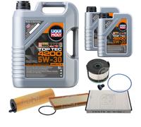 Febi Controllo Set 7L Motore Liqui Moly Top Tec 4200 5W-30 per Mercedes E