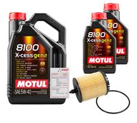 FEBI Controllo Set 7L MOTUL 8100 X-CESS 5W-40 Per Alfa Romeo Spider 2.2 JTS