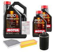 FEBI Controllo Set 7L MOTUL 8100 X-CESS 5W-40 Per Audi A4 Avant 1.8 TFSI 2.0