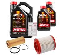 FEBI Controllo Set 7L MOTUL 8100 X-CESS 5W-40 Per Audi A8 3.2 FSI Quattro