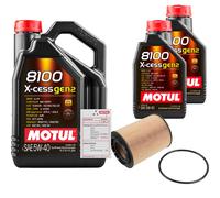 FEBI Controllo Set 7L MOTUL 8100 X-CESS 5W-40 Per Audi A8 4.2 Quattro S8 Q7