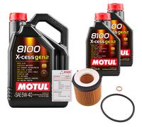 FEBI Controllo Set 7L MOTUL 8100 X-CESS 5W-40 Per BMW X3 XDRIVE20I XDRIVE35I