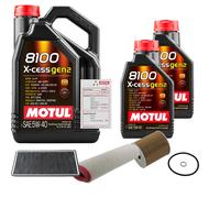 FEBI Controllo Set 7L MOTUL 8100 X-CESS 5W-40 Per BMW X5 3.0d
