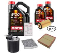 FEBI Controllo Set 7L MOTUL 8100 X-CESS 5W-40 Per Mercedes-Benz B-Klasse CLA