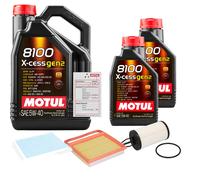 FEBI Controllo Set 7L MOTUL 8100 X-CESS 5W-40 Per Mercedes-Benz C-Klasse