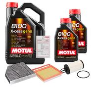 FEBI Controllo Set 7L MOTUL 8100 X-CESS 5W-40 Per Mercedes-Benz C-Klasse
