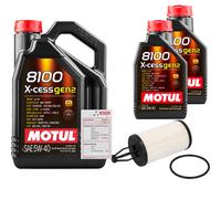 FEBI Controllo Set 7L MOTUL 8100 X-CESS 5W-40 Per Mercedes-Benz C-Klasse