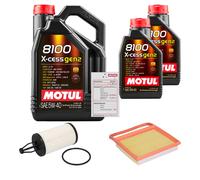 FEBI Controllo Set 7L MOTUL 8100 X-CESS 5W-40 Per Mercedes-Benz C-Klasse