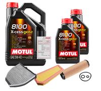 FEBI Controllo Set 7L MOTUL 8100 X-CESS 5W-40 Per Mercedes-Benz E-Klasse