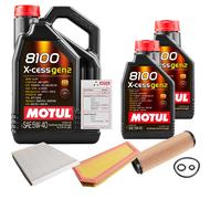 FEBI Controllo Set 7L MOTUL 8100 X-CESS 5W-40 Per Mercedes-Benz E-Klasse