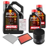 FEBI Controllo Set 7L MOTUL 8100 X-CESS 5W-40 Per Renault Koleos I 2.5 4x4