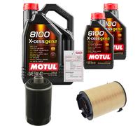 FEBI Controllo Set 7L MOTUL 8100 X-CESS 5W-40 Per Seat Altea XL 2.0 TFSi 4x4