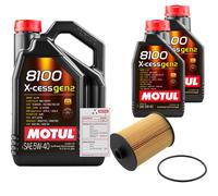 FEBI Controllo Set 7L MOTUL 8100 X-CESS 5W-40 Per VW CC 3.6 FSI 4MOTION