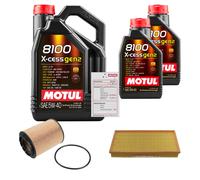 FEBI Controllo Set 7L MOTUL 8100 X-CESS 5W-40 Per VW Touareg 3.2 V6 4.2 V8