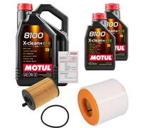 FEBI Controllo Set 7L MOTUL 8100 X-CLEAN 0W-30 Per Audi A6 Avant 2.0 40 TDI
