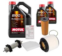 FEBI Controllo Set 7L MOTUL 8100 X-CLEAN 0W-30 Per Audi Q5 3.0 TDI QUATTRO