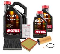 FEBI Controllo Set 7L MOTUL 8100 X-CLEAN 0W-30 Per BMW 1 Serie 118I 116I 2