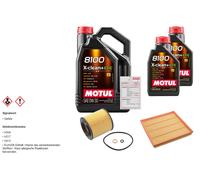 FEBI Controllo Set 7L MOTUL 8100 X-CLEAN 0W-30 Per BMW X6 XDRIVE35I