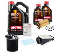 FEBI Controllo Set 7L MOTUL 8100 X-CLEAN 0W-30 Per Mercedes-Benz C-Klasse