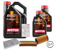 FEBI Controllo Set 7L MOTUL 8100 X-CLEAN 0W-30 Per Mercedes-Benz C-Klasse