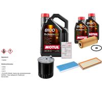 FEBI Controllo set 7L MOTUL 8100 X-CLEAN 0W-30 per Mercedes-Benz classe A