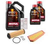 FEBI Controllo set 7L MOTUL 8100 X-CLEAN 0W-30 per Mercedes-Benz classe C