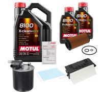 FEBI Controllo set 7L MOTUL 8100 X-CLEAN 0W-30 per Mercedes-Benz classe E
