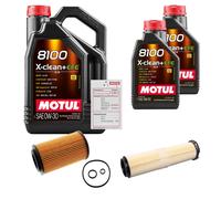 FEBI Controllo set 7L MOTUL 8100 X-CLEAN 0W-30 per Mercedes-Benz classe E