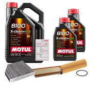 FEBI Controllo Set 7L MOTUL 8100 X-CLEAN 0W-30 Per Mercedes-Benz E-Klasse