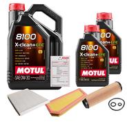 FEBI Controllo Set 7L MOTUL 8100 X-CLEAN 0W-30 Per Mercedes-Benz E-Klasse
