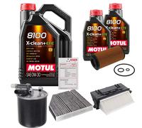 FEBI Controllo Set 7L MOTUL 8100 X-CLEAN 0W-30 Per Mercedes-Benz E-Klasse
