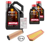 FEBI Controllo Set 7L MOTUL 8100 X-CLEAN 0W-30 Per Mercedes-Benz E-Klasse