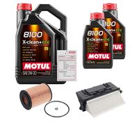 FEBI Controllo Set 7L MOTUL 8100 X-CLEAN 0W-30 Per Mercedes-Benz GLE 350 D