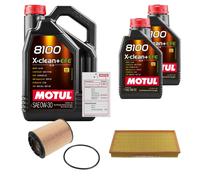 FEBI Controllo Set 7L MOTUL 8100 X-CLEAN 0W-30 Per Porsche Cayenne 3.6 3.2