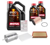 FEBI Controllo Set 7L MOTUL 8100 X-CLEAN 0W-30 Per Seat Toledo II 2.3 V5
