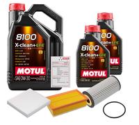 FEBI Controllo Set 7L MOTUL 8100 X-CLEAN 0W-30 Per VW Arteon 2.0 TSI
