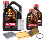 FEBI Controllo Set 7L MOTUL 8100 X-CLEAN 0W-30 Per VW Crafter Kasten 2.0 TDI