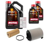 FEBI Controllo Set 7L MOTUL 8100 X-CLEAN 0W-30 Per VW EOS 2.0 FSI Golf V