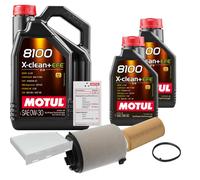 FEBI Controllo Set 7L MOTUL 8100 X-CLEAN 0W-30 Per VW EOS 2.0 FSI Golf V