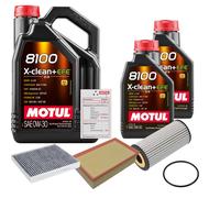FEBI Controllo Set 7L MOTUL 8100 X-CLEAN 0W-30 Per VW Golf VII 2.0 GTI T-ROC