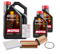 FEBI Controllo Set 7L MOTUL 8100 X-CLEAN 0W-30 Per VW Multivan V 3.2 V6