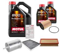 FEBI Controllo Set 7L MOTUL 8100 X-CLEAN 0W-30 Per VW Multivan V 3.2 V6