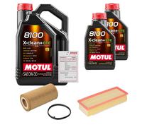 FEBI Controllo Set 7L MOTUL 8100 X-CLEAN 0W-30 Per VW Passat Variant 2.0 FSI