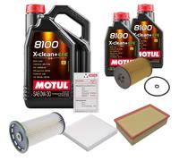 FEBI Controllo Set 7L MOTUL 8100 X-CLEAN 0W-30 Per VW Passat Variant 2.0 TDI