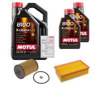 FEBI Controllo Set 7L MOTUL 8100 X-CLEAN 0W-30 Per VW Passat Variant 2.0 TDI