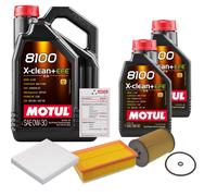 FEBI Controllo Set 7L MOTUL 8100 X-CLEAN 0W-30 Per VW Passat Variant 2.0 TDI